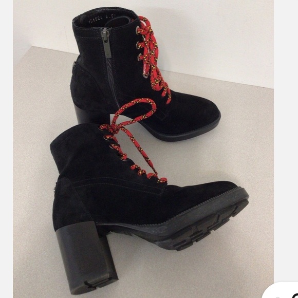 AQUATALIA BLACK SUEDE PLATFORM ANKLE BOOTS SIZE 6.5M Excellent condition - Picture 6 of 9